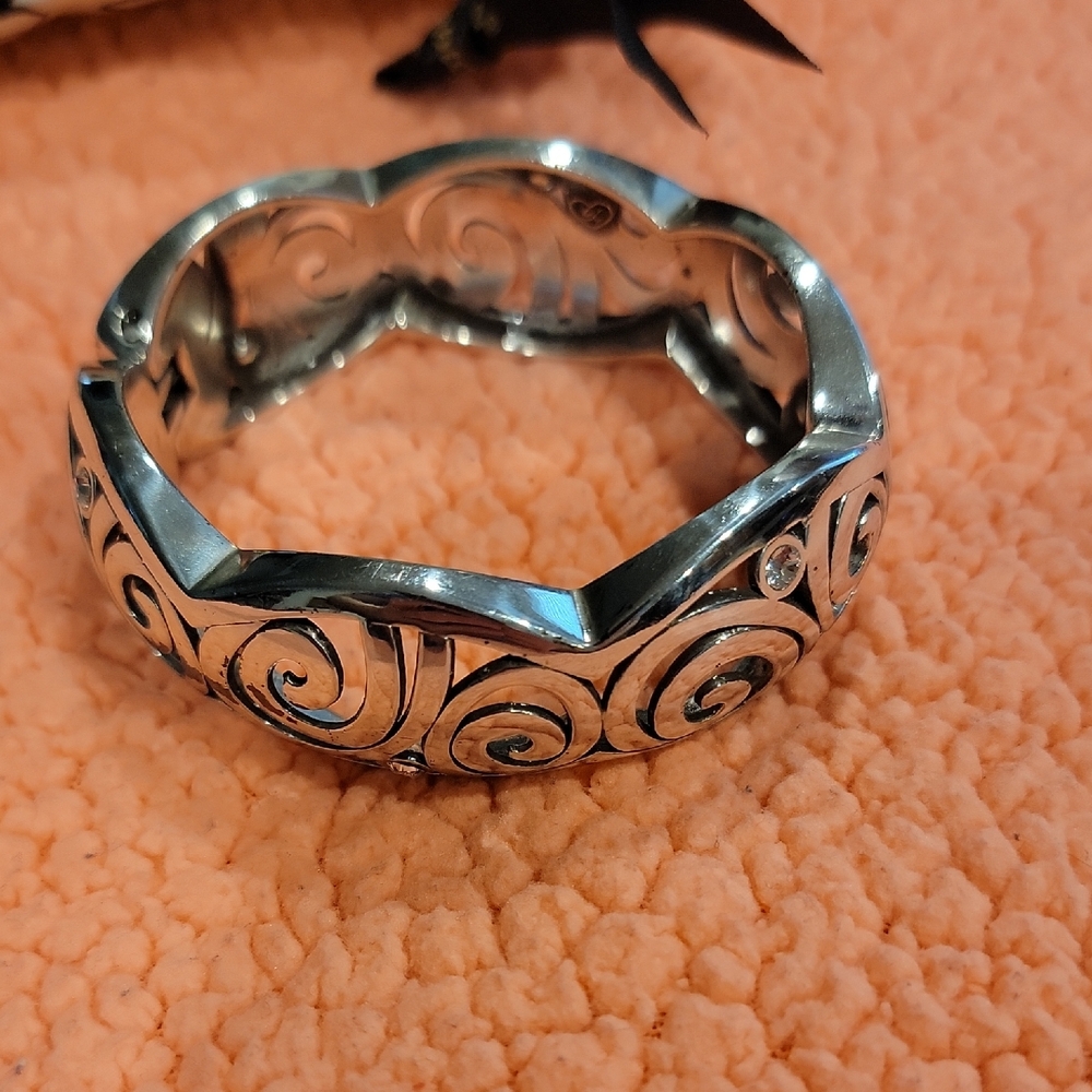 Brighton Silver Swirl Bracelet